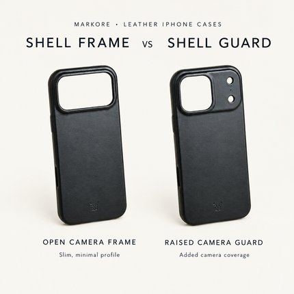 Shell Frame vs Shell Guard: Which Leather Case Fits?