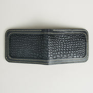 Croc-Embossed Classic Bi-Fold Wallet | Indus Sultan