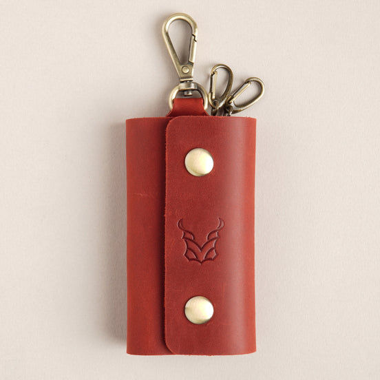 Leather Key Case with 6 Hooks | Altit Keep