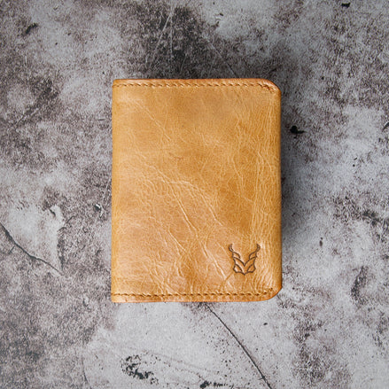 RFID Blocking, Minimalist Bi-Fold Wallet | Markore Natural