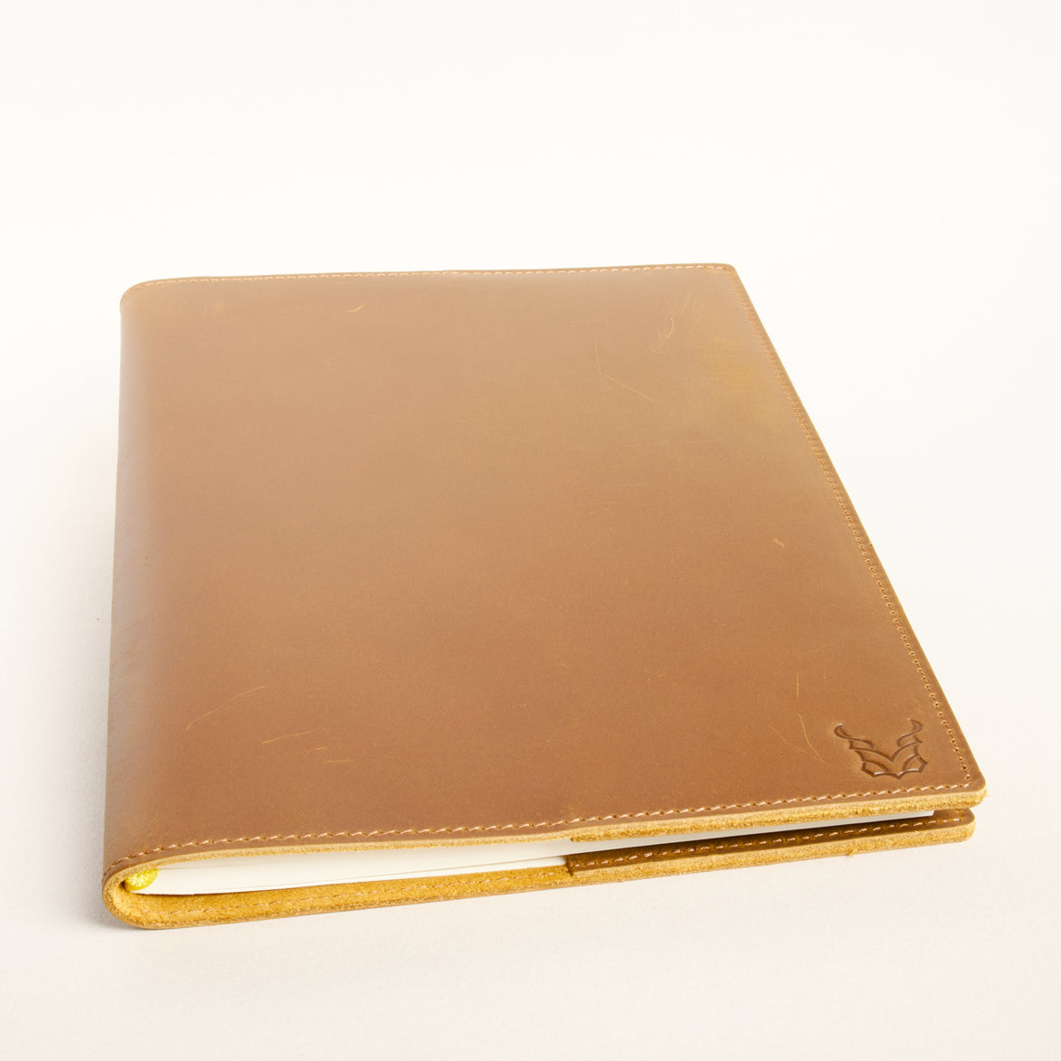 Refillable B5 Leather Notebook with Pen Loop | Burzil Jotter