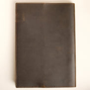 Refillable B5 Leather Notebook with Pen Loop | Burzil Jotter