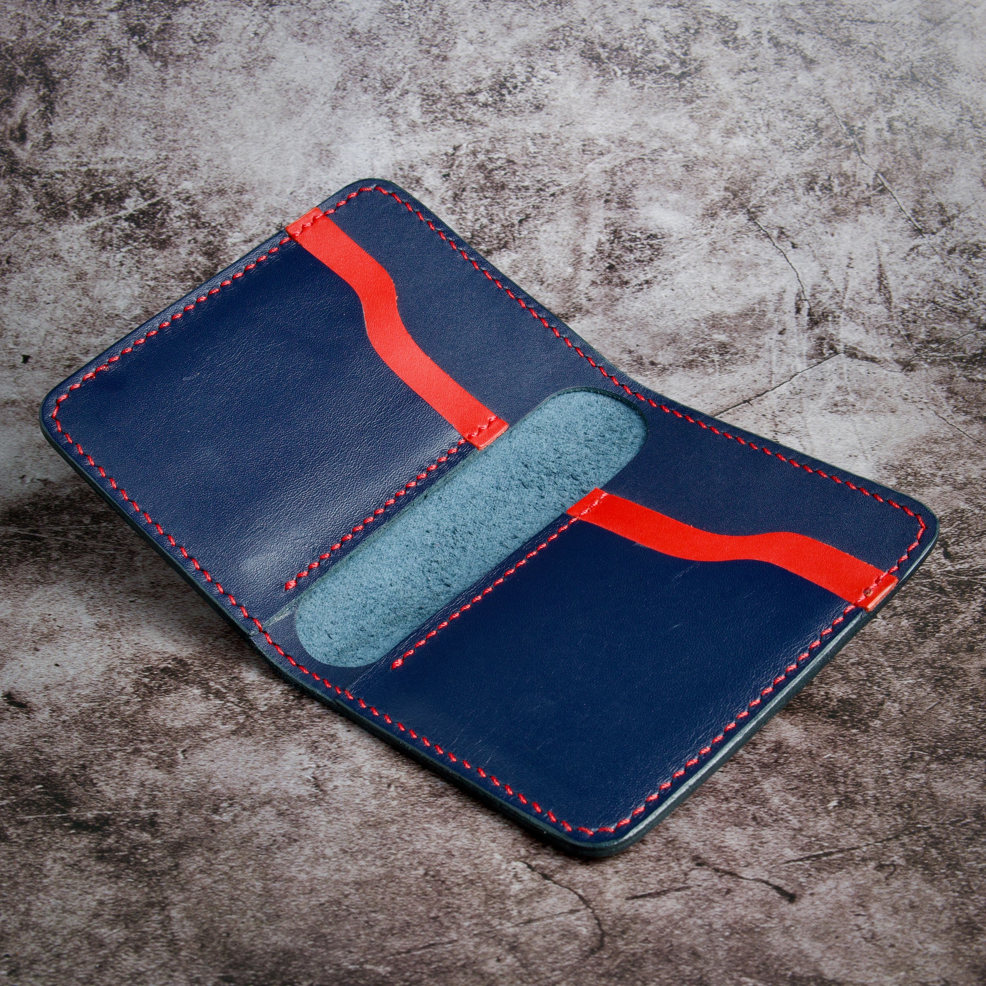 Slim Vertical Bi-Fold Wallet | Ravi Fold